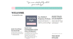 Desktop Screenshot of mumtobe.com